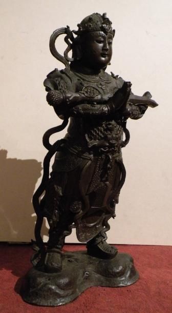 STATUE DE GARDIEN en bronze
CHINE, dynastie...