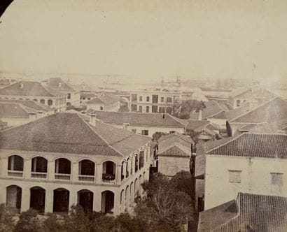 ANONYME
Quartier anglais dans la rue de l'Église...