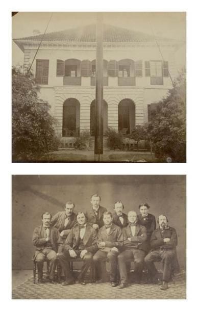 ANONYME
Vue d'un bâtiment de Shangai (probablement...