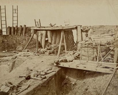FELICE BEATO (1832-1909)
Takou, intérieur,...