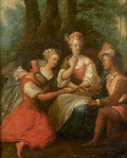 École FRANCAISE du XVIIIe siècle, entourage...