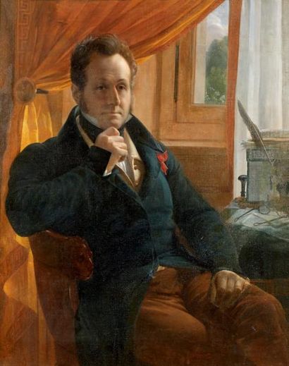 Attribué à Louis HERSENT (Paris 1777-1860)
Portrait...