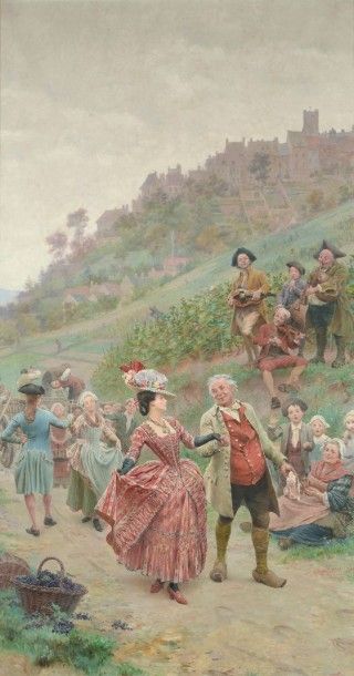 Maurice LELOIR (1853-1940)
Les vendanges...