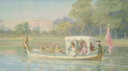 Maurice LELOIR (1853-1940)
Promenade en bateau...