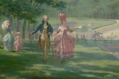Maurice LELOIR (1853-1940)
Promenade en bateau...