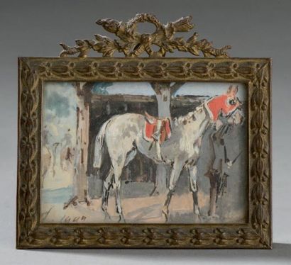 Baron Jules Finot (1829-1906)
Un cheval avant...