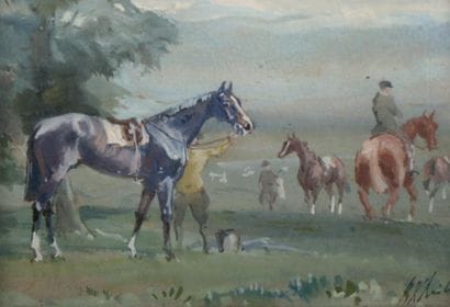 Baron Karl REILLE (1886-1974)
Sicambre Gouache...