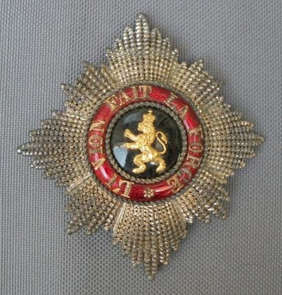 BELGIQUE
Ordre de Léopold. Plaque de Grand-Officier....