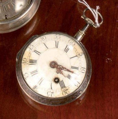 Montre de gousset le boîtier en argent, second...