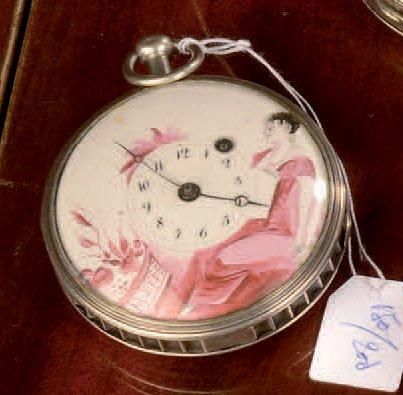 Montre de gousset, le boîtier en argent à...