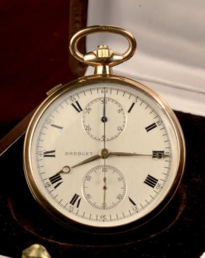 Montre de gousset, signée Breguet. Le boîtier...