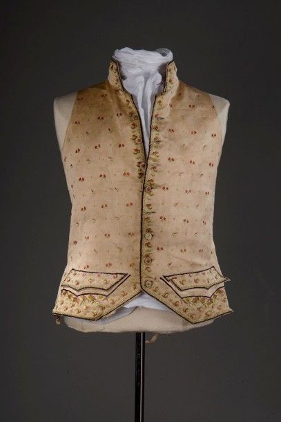 Gilet à basques, début du XIXe siècle. En...