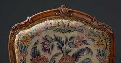 Fauteuil d'époque Louis XV, attr. à Tilliard....