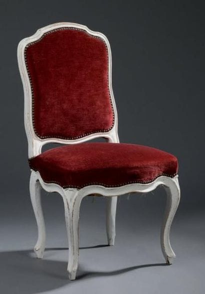 Chaise estampillée N. Heurtaut, d'époque...