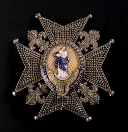 Espagne
Ordre de Charles III. Plaque de Grand-Officier....