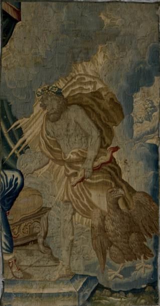 FLANDRES, XVIIe siècle
Fragment de tapisserie...
