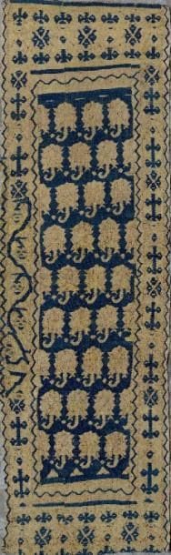 Tissage kilim ottoman. Décor d'un semis de...
