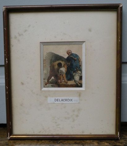 Entourage d'Eugène DELACROIX
Etude de personnage,...