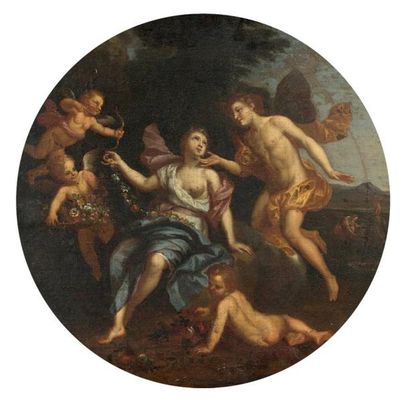 Ecole française vers 1700, entourage de Louis...