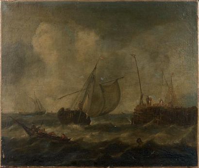 École HOLLANDAISE, vers 1700, suiveur de...