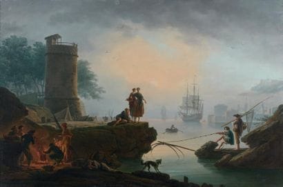 Ecole Française, vers 1800, suiveur de Claude...