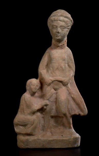 Statuette érotique, art romain. Représentant...