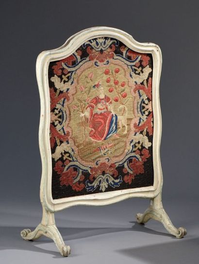 Écran de cheminée, estampillé Bauve, d'époque...