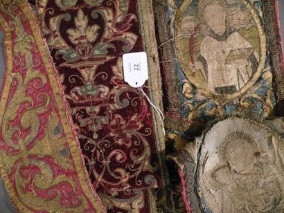 Broderies liturgiques, Espagne XVIe siècle....