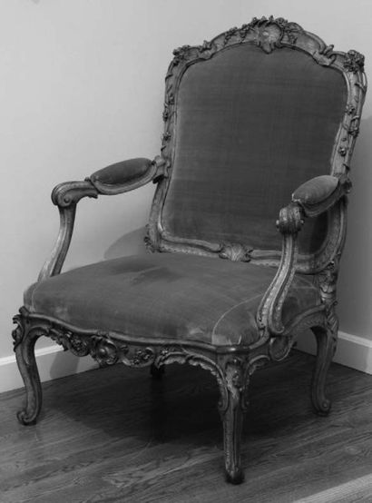 Fauteuil attribué à Louis Cresson, d'époque...