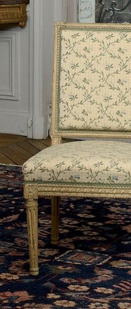 Paire de chaises, estampillées J.B. Boulard,...