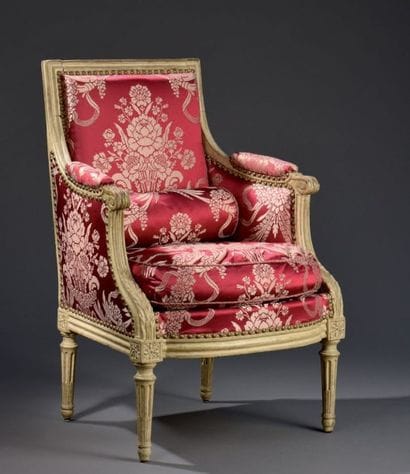 Petite bergère estampillée Bonnemain, d'époque...
