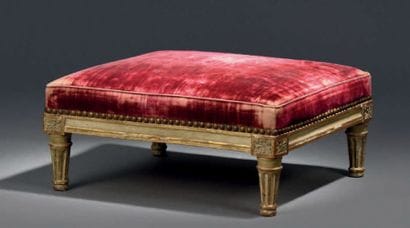 Tabouret de pied estampillé I.B.Séné, d'époque...
