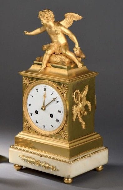Pendule de la fin du XVIIIe, début XIXe s....