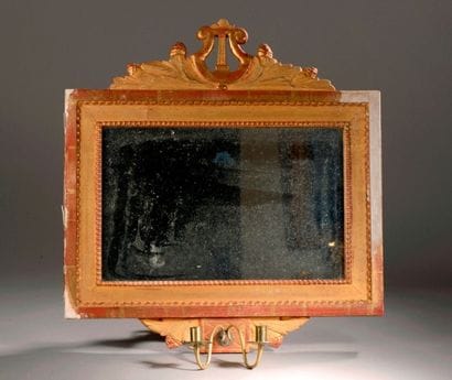 Miroir formant applique, travail suédois,...