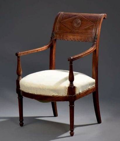 Fauteuil par Georges Jacob d'époque Directoire....