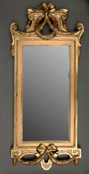 Miroir d'entre-deux, travail suédois de la...