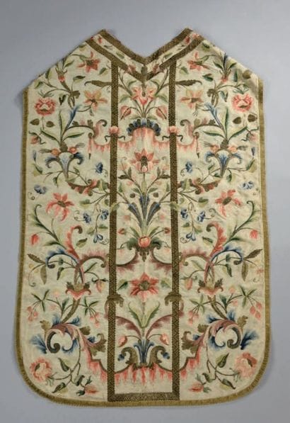 Chasuble brodée, Italie, première moitié...