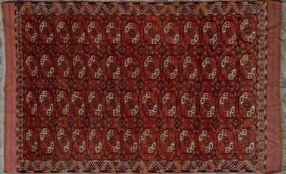 Tapis Yomuth, Asie Centrale. Décor composé...