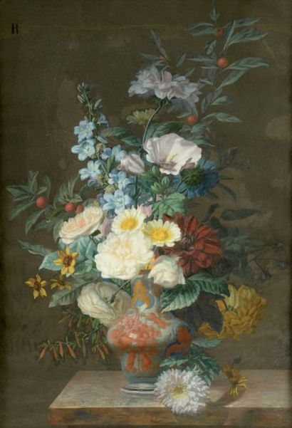 ÉCOLE FRANÇAISE du milieu du XIXe siècle
Bouquet...