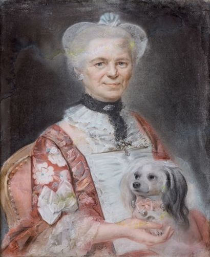 Attribué à Joseph DUCREUX (1735-1802)
Portrait...