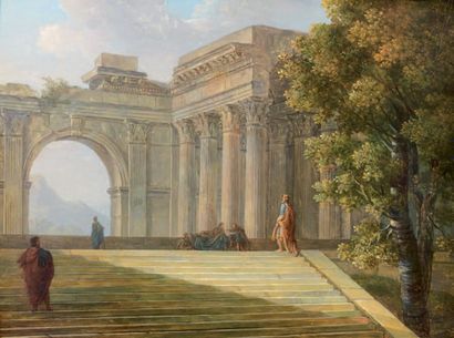 École FRANCAISE vers 1780 entourage de Pierre-Henri...