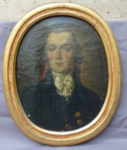 École FRANÇAISE de la fin du XVIIIe siècle
Portrait...