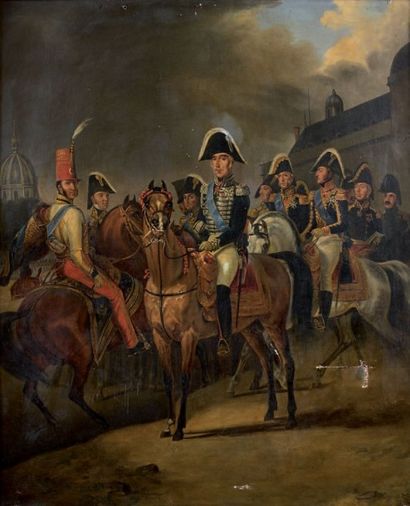 École FRANÇAISE vers 1830, entourage d'Horace...