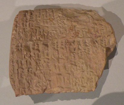 Tablette fragmentaire, Proche-Orient, IIe...