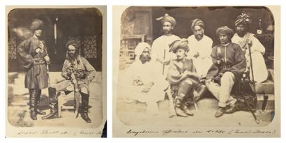 MILITARIA-INDE, XIXe siècle
Officiers et...