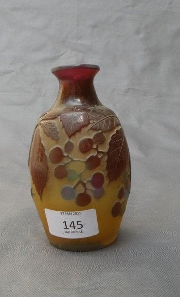 Émile GALLÉ (1846-1904)
Vase. Épreuve de...