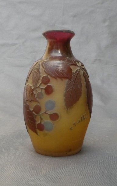 Émile GALLÉ (1846-1904)
Vase. Épreuve de...