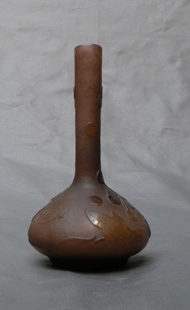 Émile GALLÉ (1846-1904)
Vase soliflore sur...