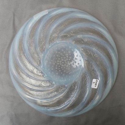 RENE LALIQUE (1860-1945)
Coupe ouverte Poisson...