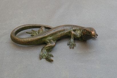 École FRANÇAISE du XXe siècle
Lézard Bronze...